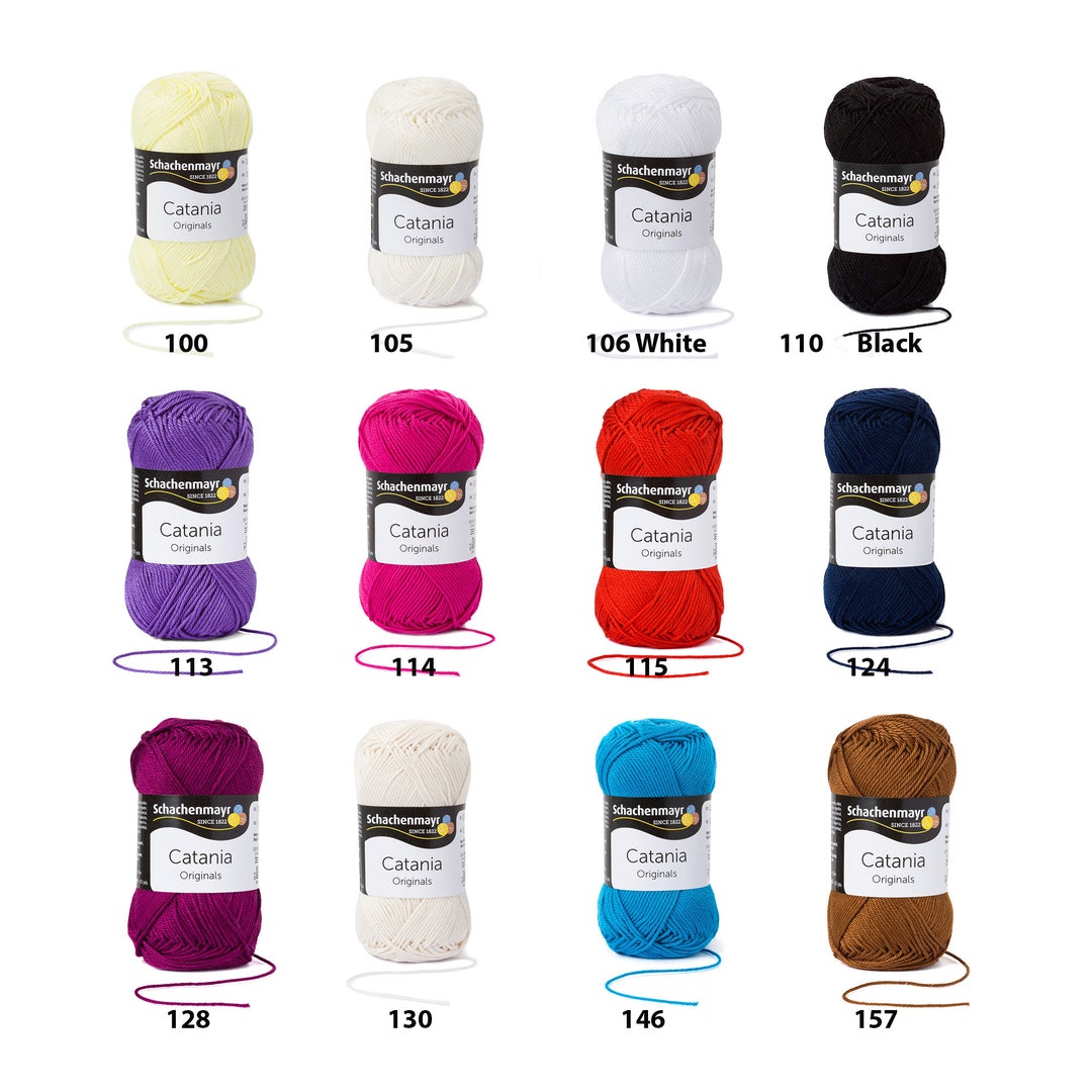 Catania Fine Schachenmayr Catania Baumwolle Farbkarte Catania Fine