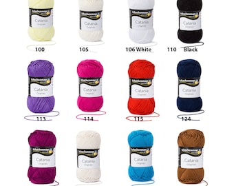 Schachenmayr Catania Cotton Yarn Colors, Baby Yarn, Amigurumi, 50gr. Catalog1