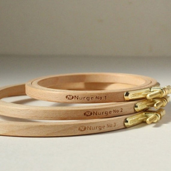 Nurge Wooden Display Hoops - 8 sizes – Seed Stitch Studio