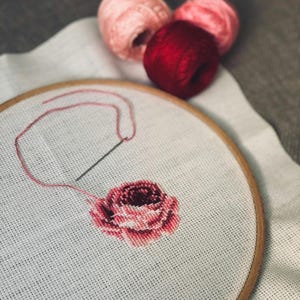 DMC bomullspärlbollar storlek 8, korsstygnstråd, broderigarn / katalog 3 bild 8
