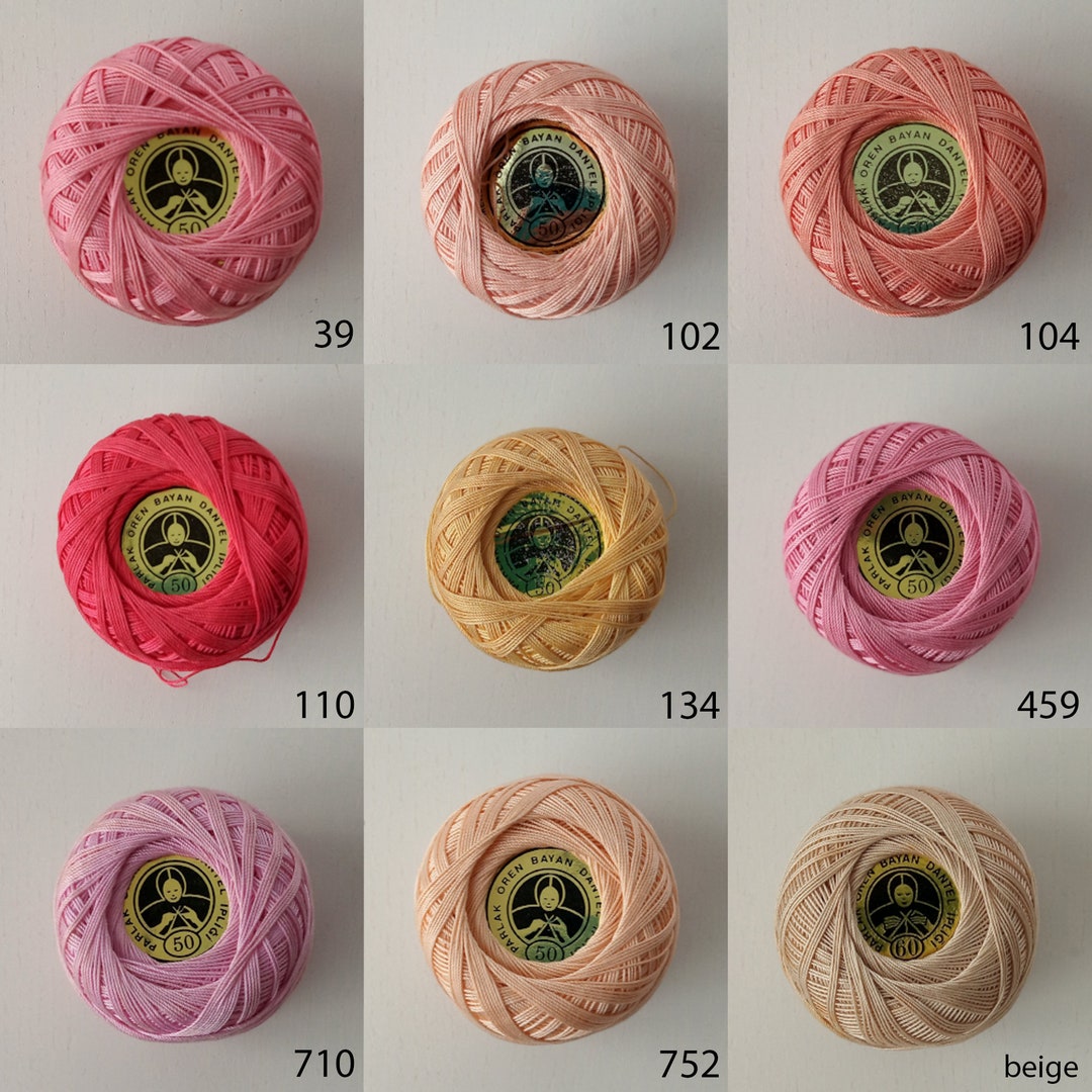 Ören Bayan Crochet Thread Size 50, 100 Cotton. Etsy