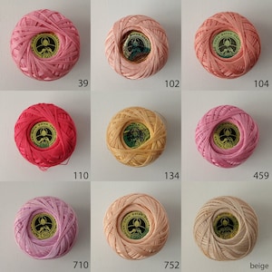 Ören Bayan Crochet thread size 50, 100% Cotton.