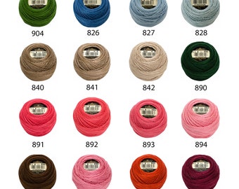 Dmc Pearl Cotton Ball Size 8, Perle  Cross Stitch  Needlework , Sewing Accessory / Catalog 4