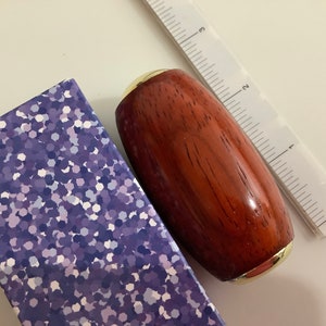 Padauk Wood From Burma…..Gift Boxed......Fabulous Heirloom.....Hand Turned.... Pocket Size…..Mini Kaleidoscope