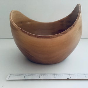 English Cherry Wood Bowl……..Hand Turned...