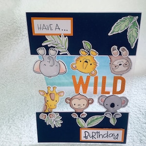 Carte faite main... Carte d'anniversaire sauvage... Carte unisexe... Maman... Papa... Partenaire... Mari... Belle-maman... Sœur... Ami... Fille... .