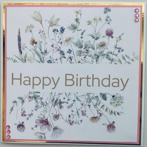 Biglietto di auguri di buon compleanno... Biglietto stampato... Mamma, sorella, figlia, partner, amico, zia, papà, fratello, figlio.
