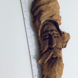 A Beautiful Piece Of English Pine Wood Knot.....Has Been Used To Create This Unique Hand Carving........