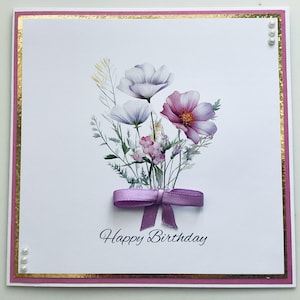 Geburtstagskarte……Handgemachte Karte…Mama….Schwester…Tochter….Freund…Partner….Tante…..Paar…..