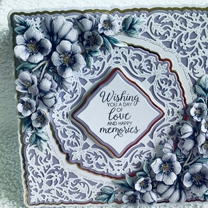 Luxury.Any Occasion Card with lots of Dimention...Hand Made Card in Box...Mum…..Sister….Daughter…Partner….Friend….Aunty….