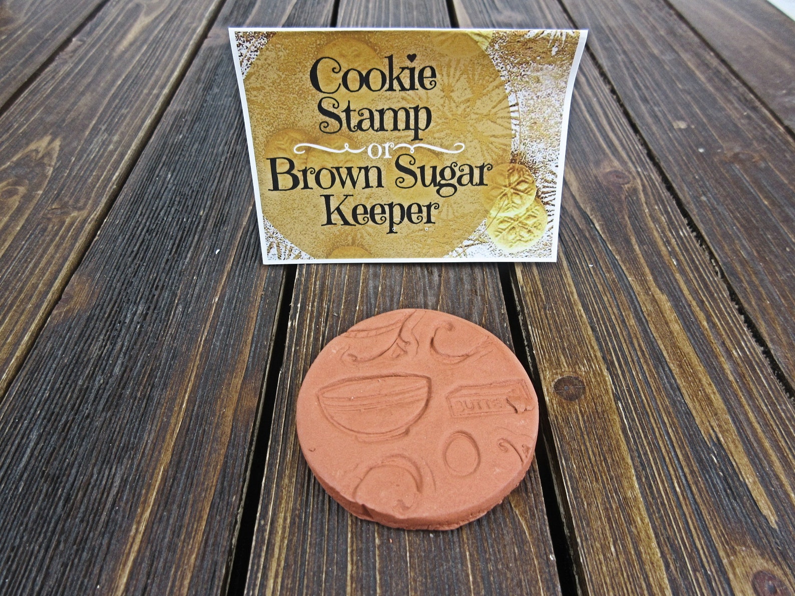 Brown Sugar Keeper Brown Sugar Softener Brown Sugar Disk Etsy