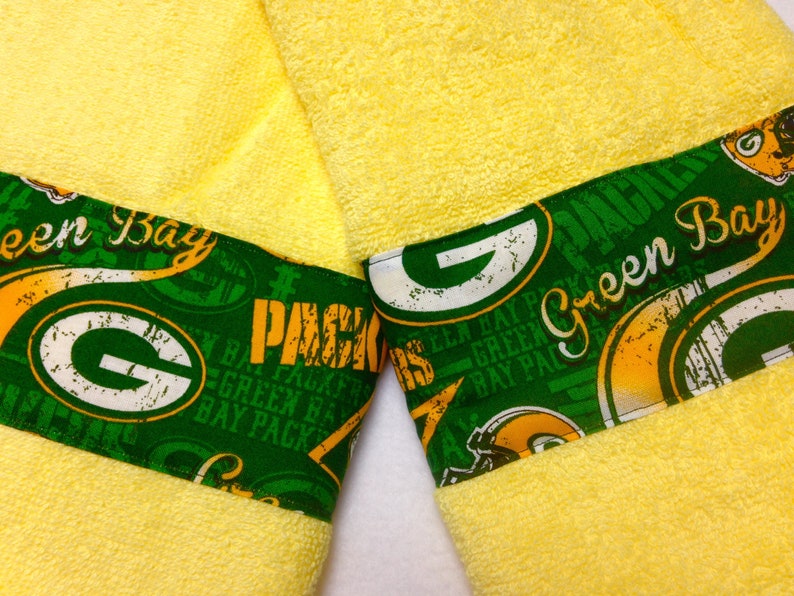 NFL Green Bay Packers Hand Towel Set Etsy
