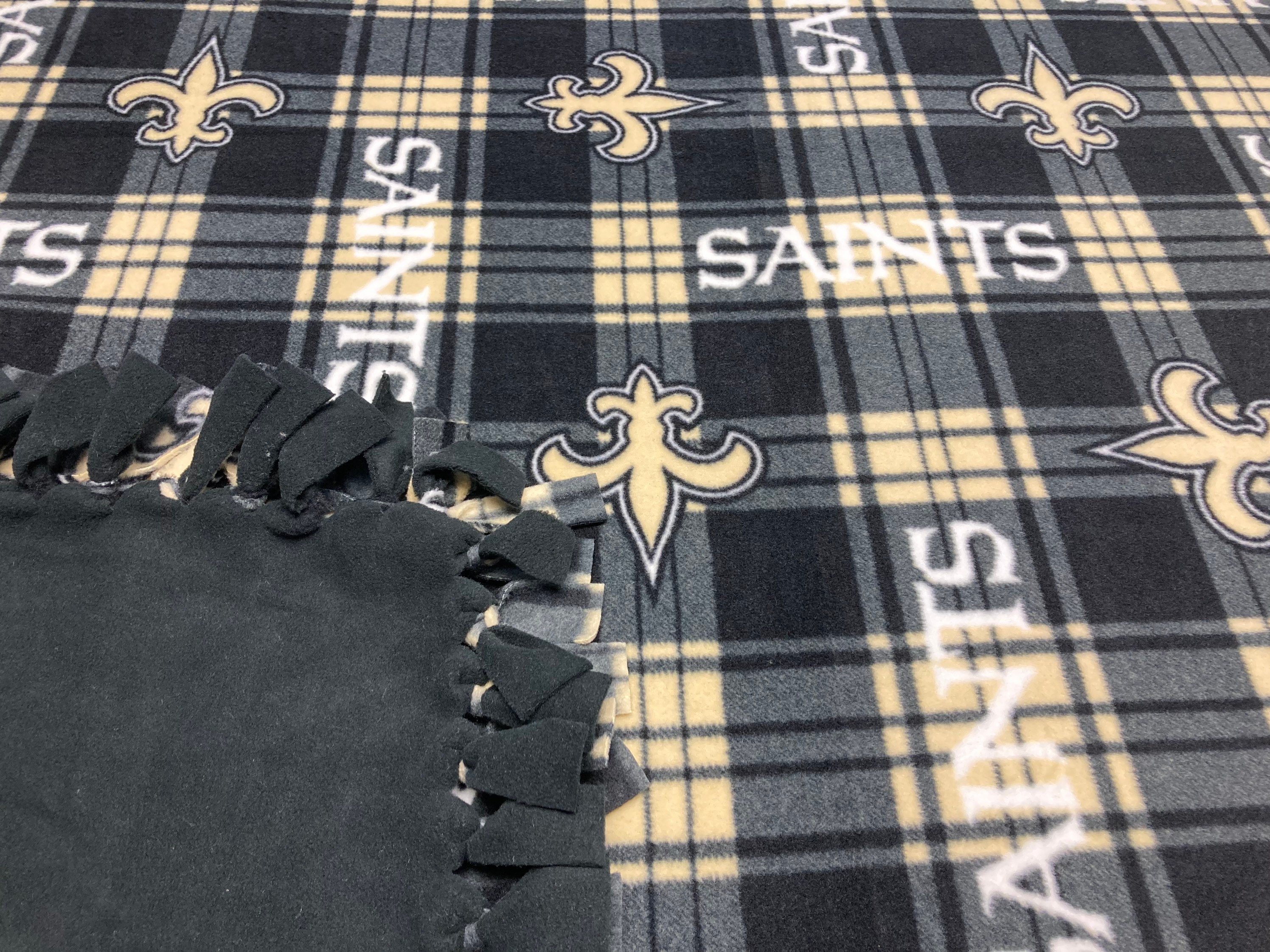 Saints fleece blanket hot sale