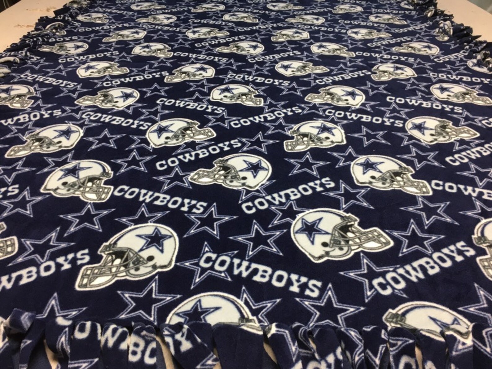 NFL Dallas Cowboys Fleece Blanketno Sew Fleece Blanketlarge Etsy