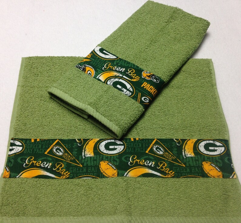 NFL Green Bay Packers Hand Towel Set Etsy