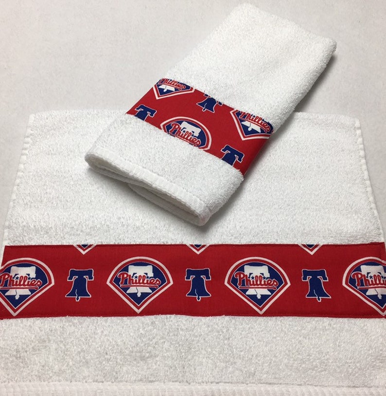 MLB Philadelphia Phillies Hand Towel Set Etsy
