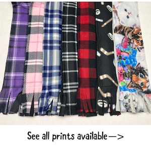 Double Layer Fleece Scarves Part 2