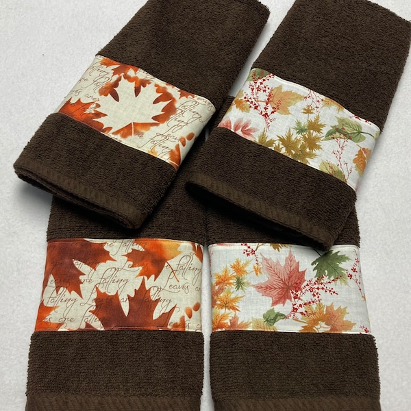 Fall Bath Towel Etsy