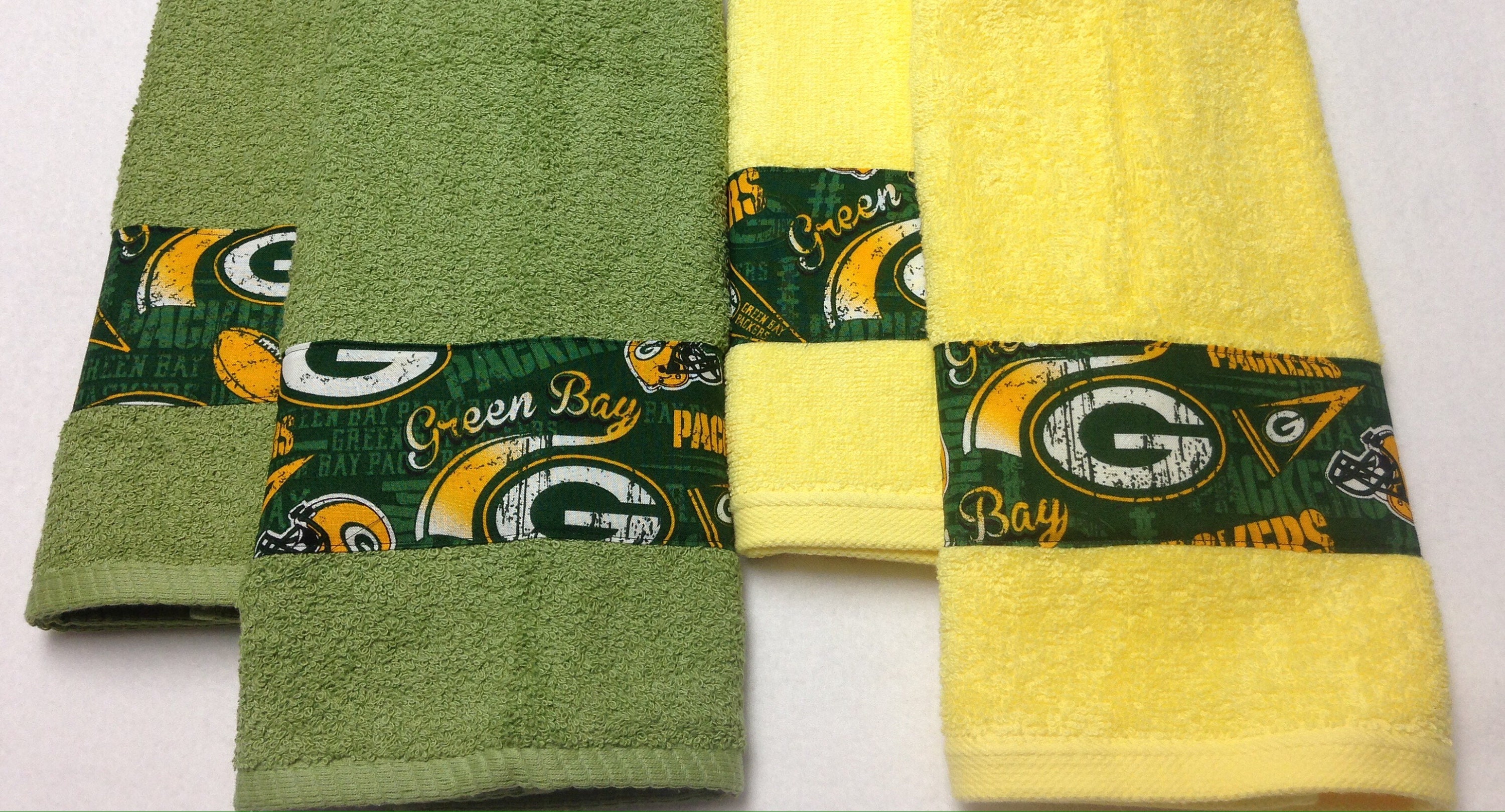 NFL Green Bay Packers Hand Towel Set Etsy