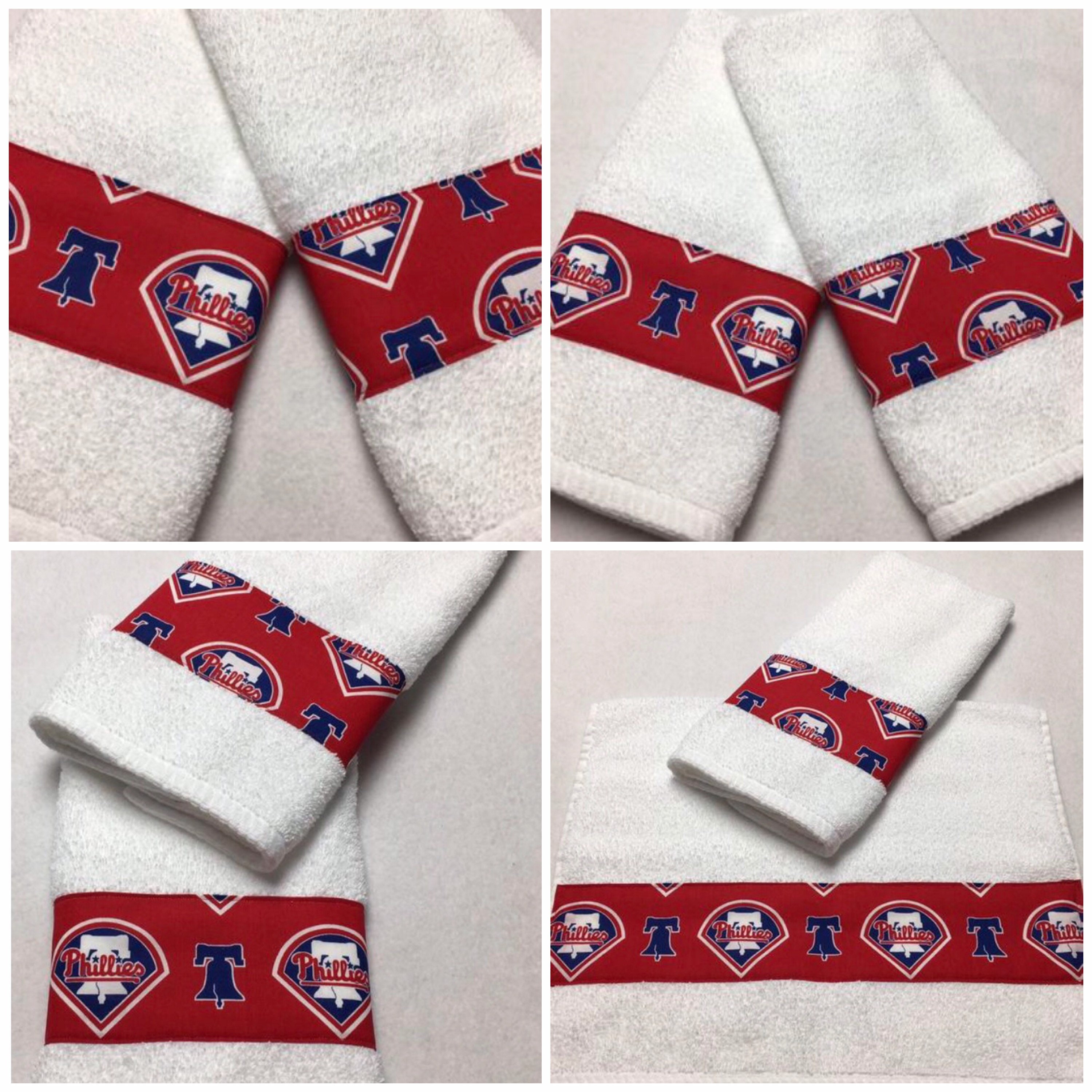 MLB Philadelphia Phillies Hand Towel Set Etsy