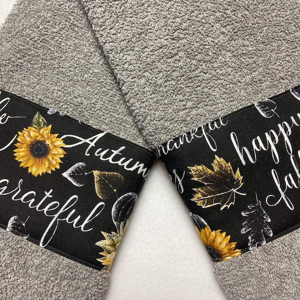 Fall Bath Towel Etsy