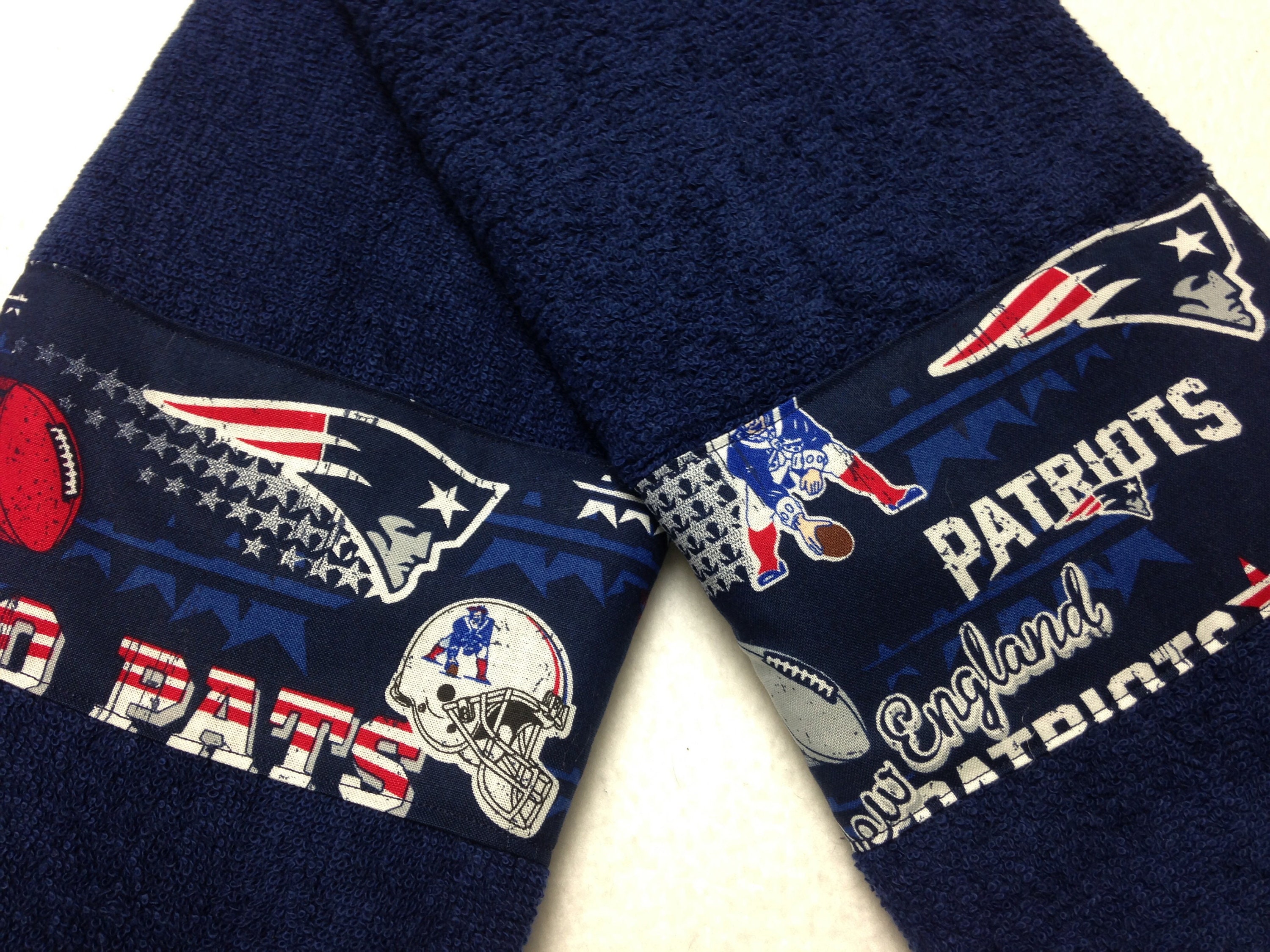 NFL New England Patriots Hand Towel Set Etsy