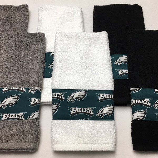Philadelphia Football Hand Towel Set/ Bath Towel/ Combo