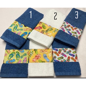 Flip flop hand towels hot sale