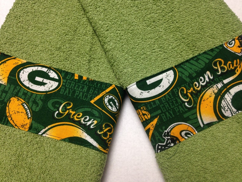 NFL Green Bay Packers Hand Towel Set Etsy