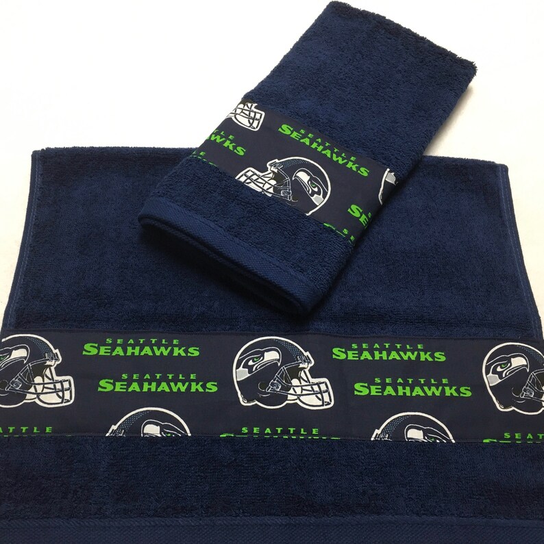 NFL Seattle Seahawks Hand Towel Set Etsy