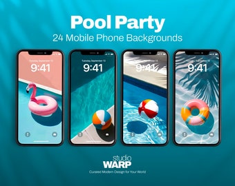 Pool Party Series: Dive into Summer with 24 Vibrant iPhone Lock Screen Wallpapers, Summer-Inspired Designs, and Sun-Kissed Aesthetic! iOS 17