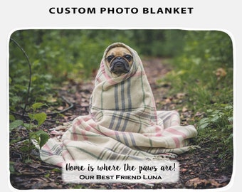 Pet Photo Blanket Pet Picture Blanket Personalized Pet Blanket Personalized Pet Gift Custom Pet Christmas Gift Dog Blanket Photo Pet