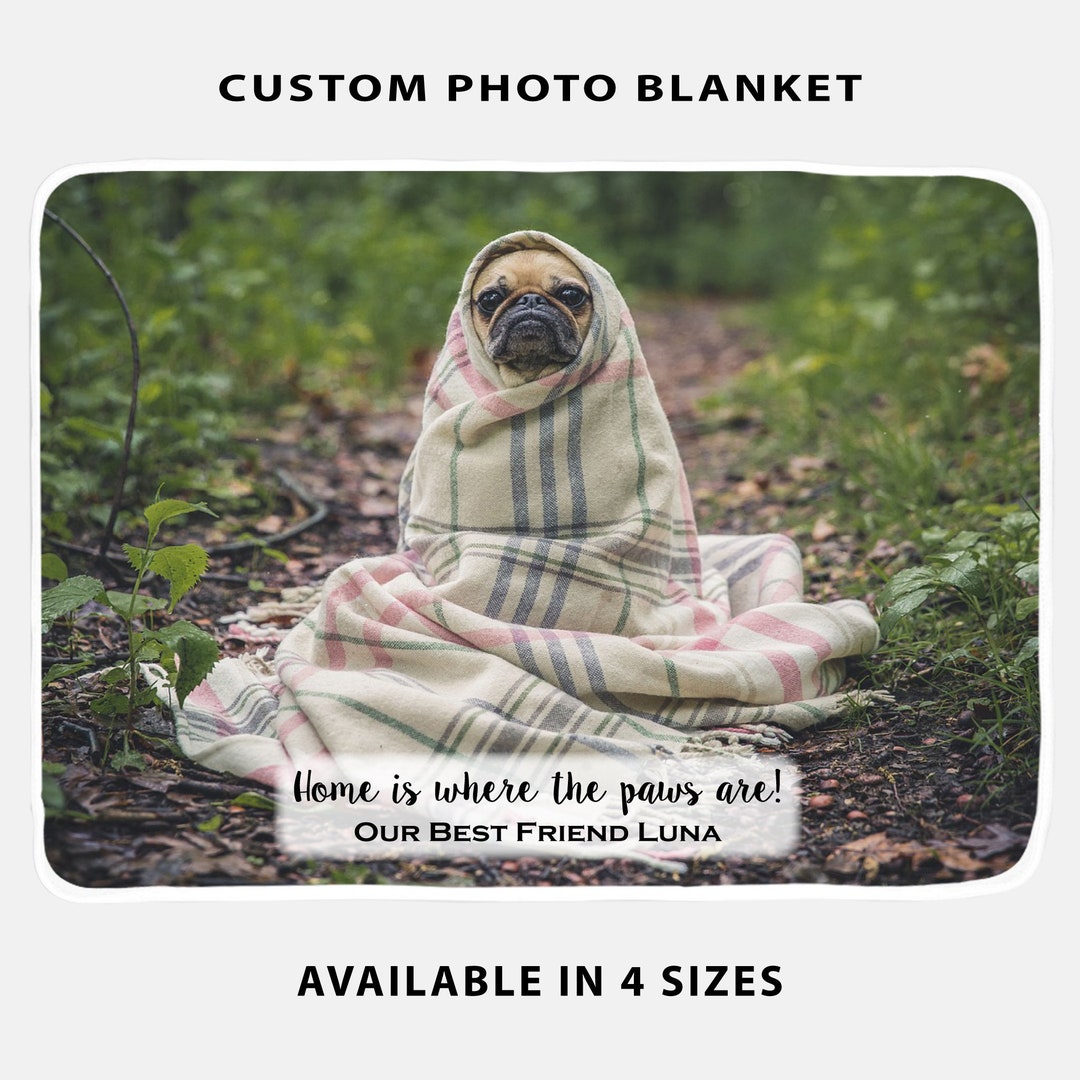 Pet Photo Blanket Pet Picture Blanket Personalized Pet Blanket