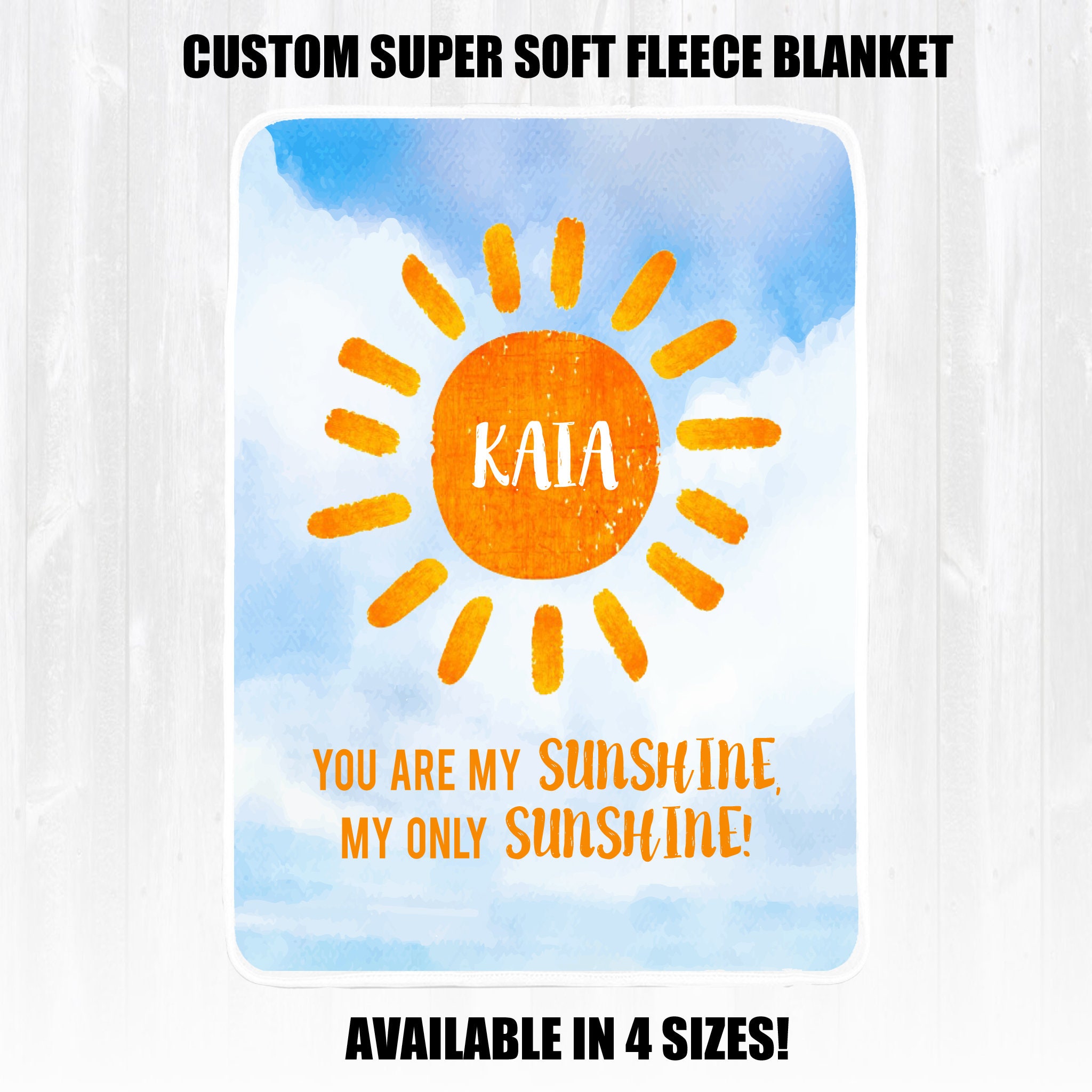 You are my sunshine fleece blanket sale