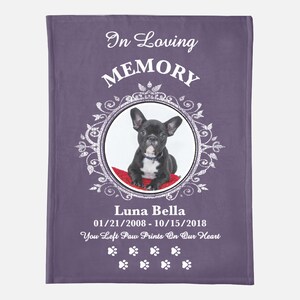 Pet Blanket Pet Photo Blanket Personalized Pet Blanket Personalized Pet Gift Custom Pet Gift Dog Blanket Photo Pet Memorial Blanket