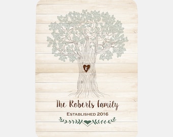 Custom Family Tree Blanket Custom Family Blanket Personalized Family Tree Custom Name Blanket Personalized Housewarming Gift Wedding Gift