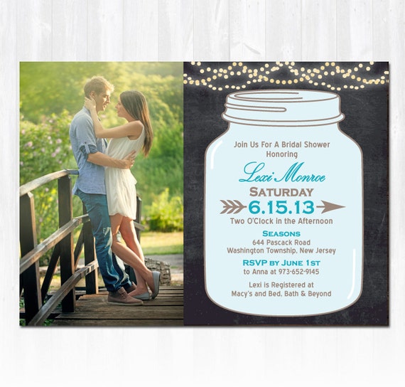 Diy Mason Jar Invitations