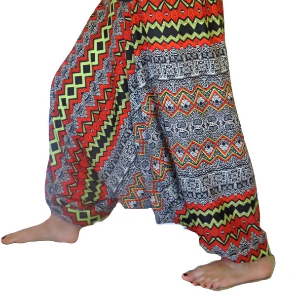 Aztec Harem Pants - Sarouel Femme - Hippie Festival Clothing