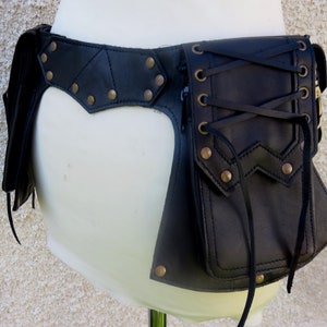 Ceinture Festival Cuir Anvil Noire