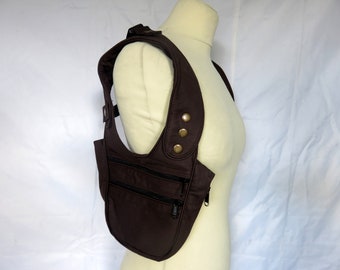 Sacoche Holster en coton marron