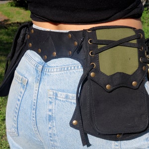 Utility belt in cotton canvas - Anvil Model