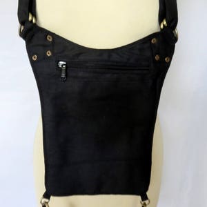 Hip Bag , Pocket Belt , Festival Utility Belt in Cotton Canvas , Circle ...