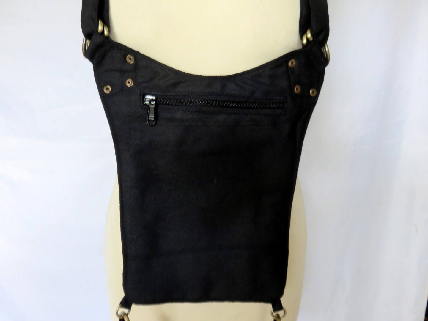 Hip Bag , Pocket Belt , Festival Utility Belt in Cotton Canvas , Circle ...