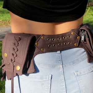 Utility Belt ~ Pocket Belt ~ Travel, Festival and Urban Bag