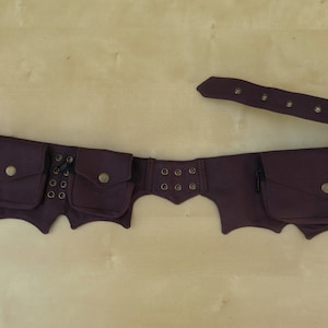 Ceinture festival en coton - Modèle Kaz Marron