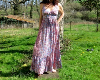 Jezal Dress - Long Silk Boheme Summer Dress