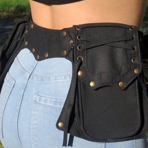 Sacoche Ceinture Poche Utilitaire - Sac Banane -  Anvil Noire