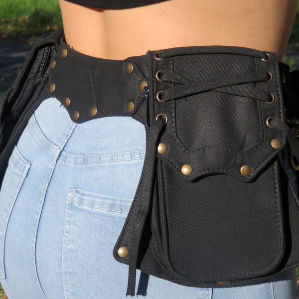 Festival Belt , Utility belt , Anvil Model , Bum Bag - Hip Burner Bag  - fits all size phones