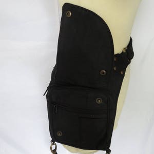 Hip Bag , Pocket Belt , Festival Utility Belt in Cotton Canvas , Circle ...
