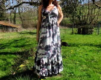 Jezal Dress - Long Silk Dress - Boheme Summer Dress